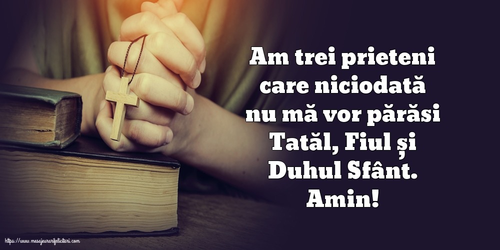 Religioase Amin! Tatăl, Fiul și Duhul Sfânt