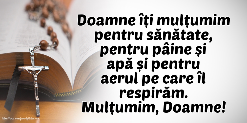 Religioase Mulțumim, Doamne!