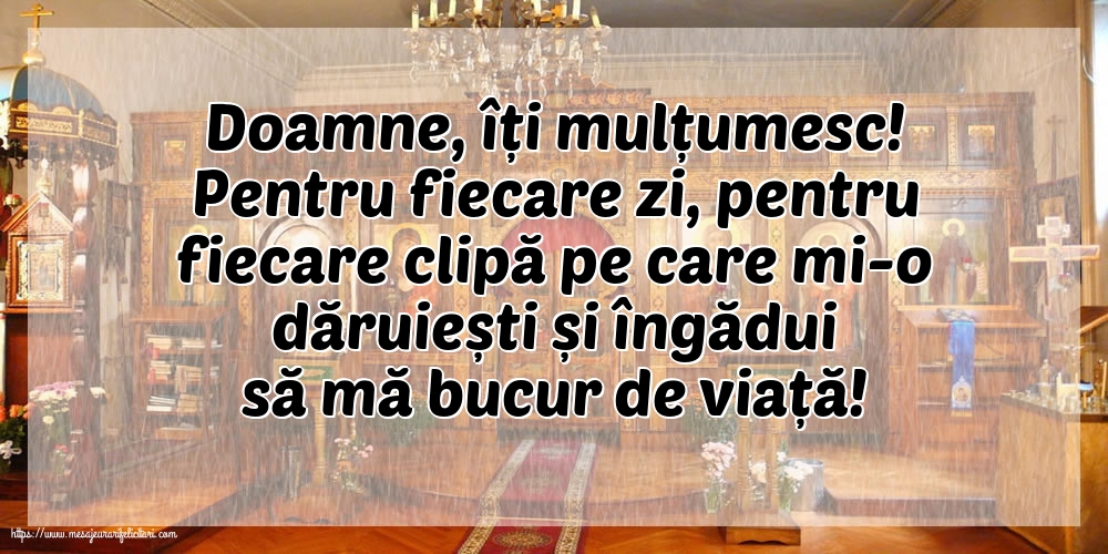 Religioase Doamne, îți mulțumesc!