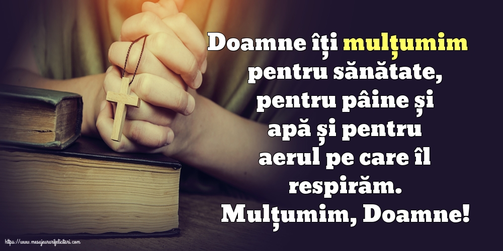 Religioase Mulțumim, Doamne!