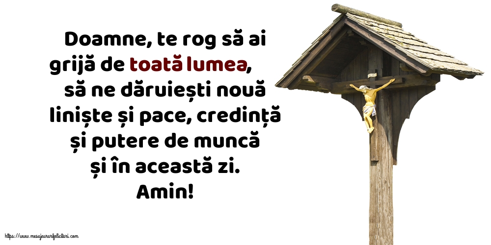 Religioase Doamne, te rog să ai grijă de toată lumea!