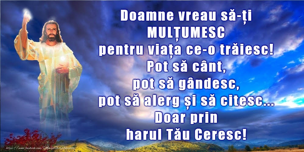 Imagini religioase - Doamne vreau să-ți MULȚUMESC - mesajeurarifelicitari.com