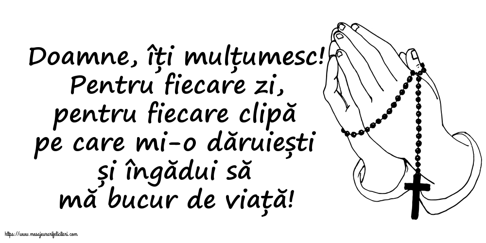 Religioase Doamne, îți mulțumesc!