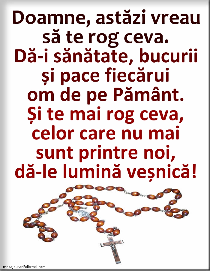 Imagini religioase - Doamne, astăzi vreau să te rog ceva. - mesajeurarifelicitari.com