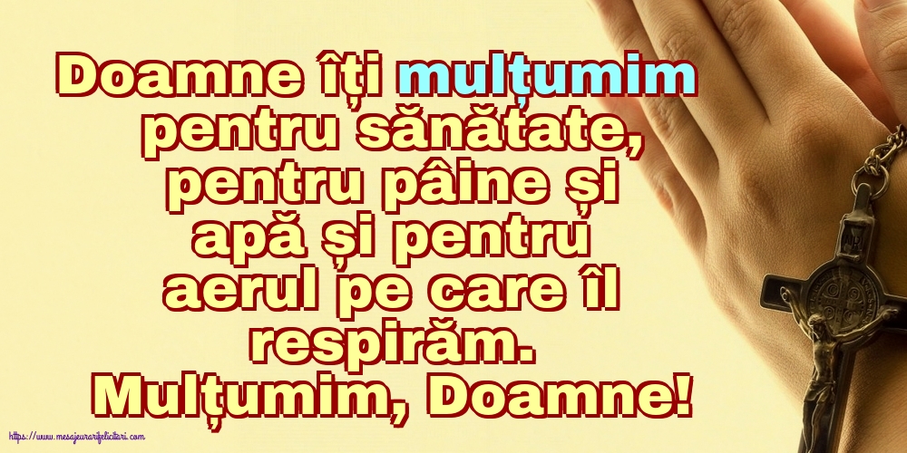 Religioase Mulțumim, Doamne!
