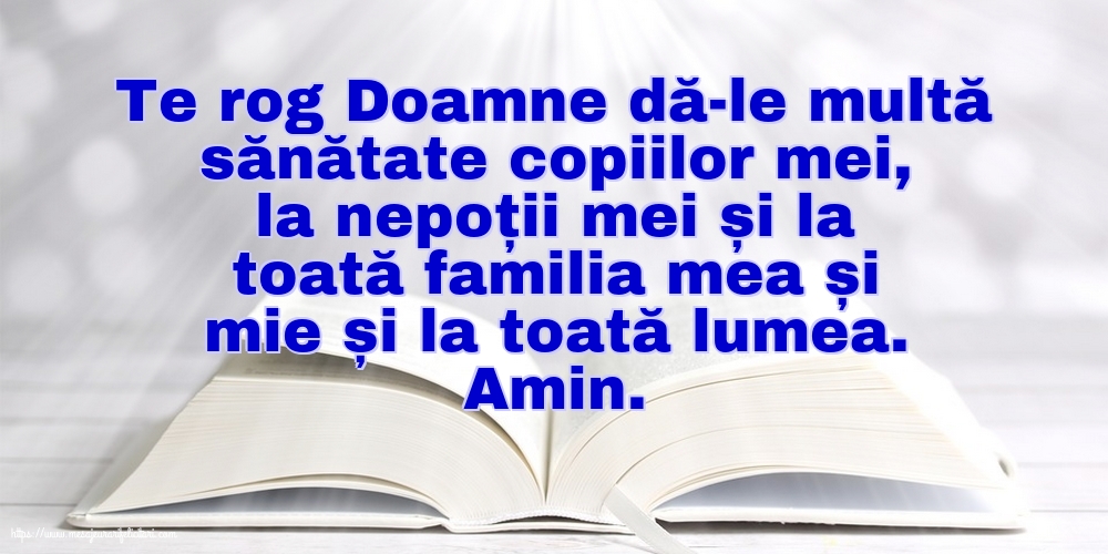 Religioase Doamne mă rog pentru sănătate