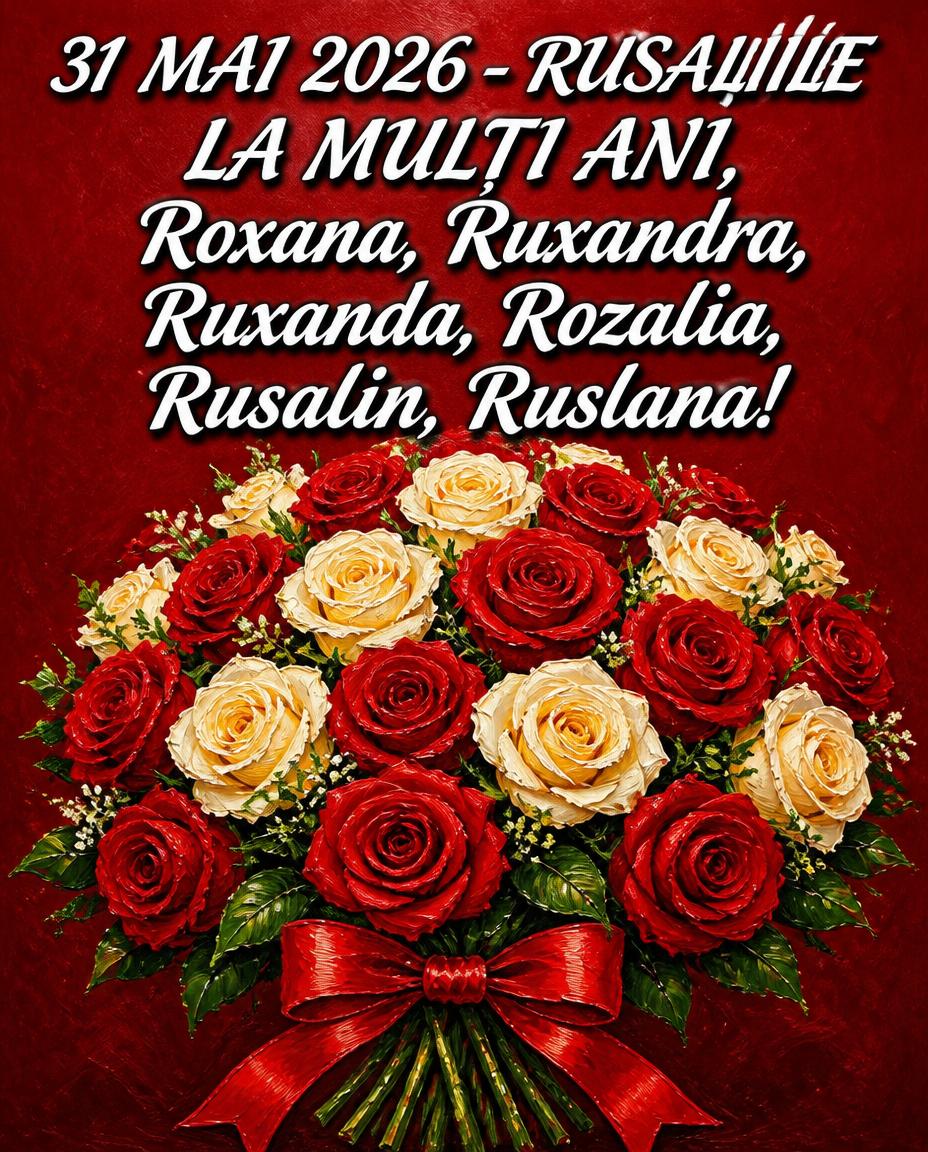 31 Mai 2026 Rusaliile