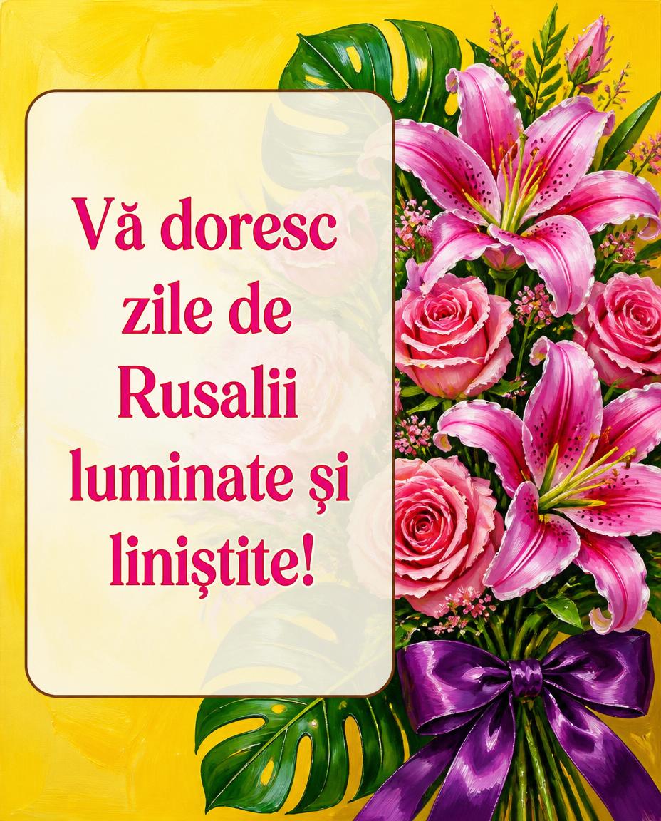 31 Mai 2026 Rusaliile