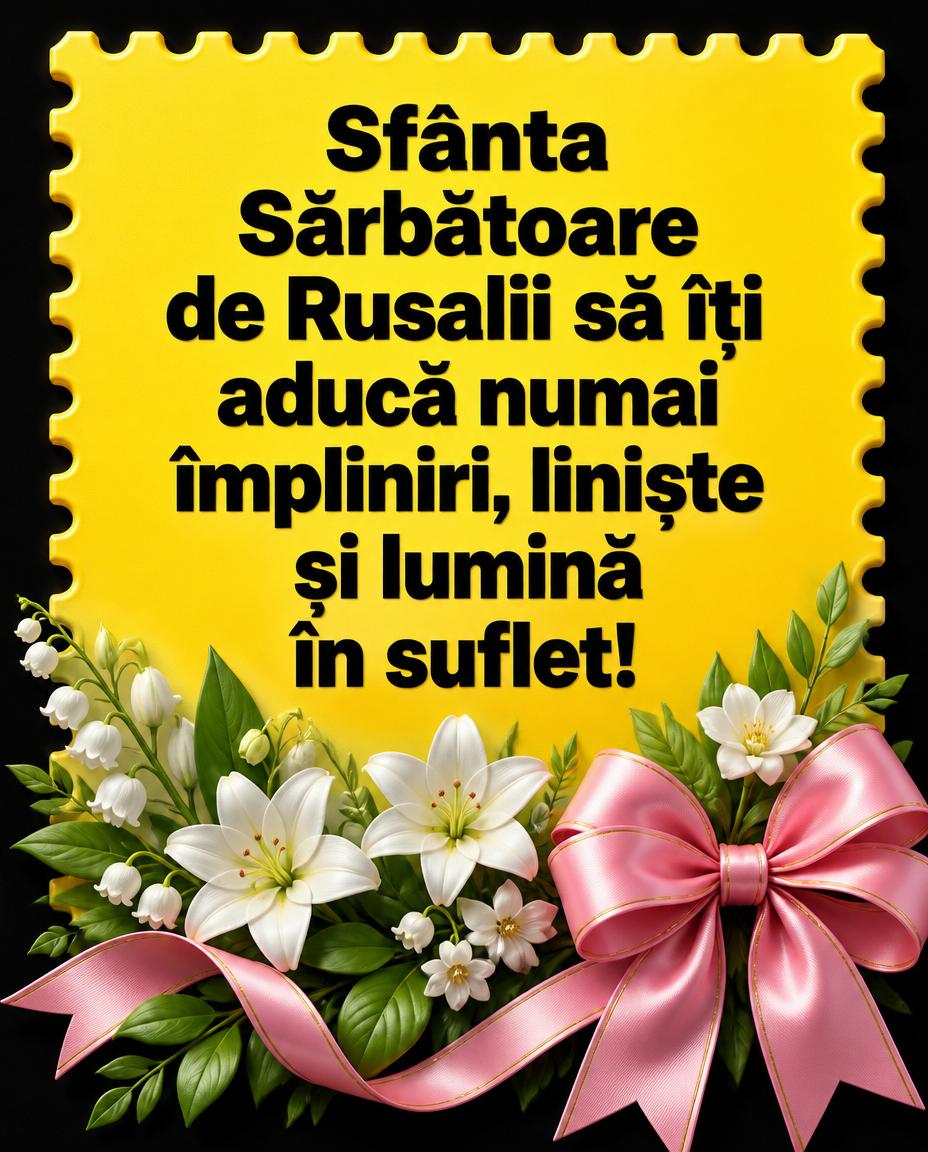 31 Mai 2026 Rusaliile
