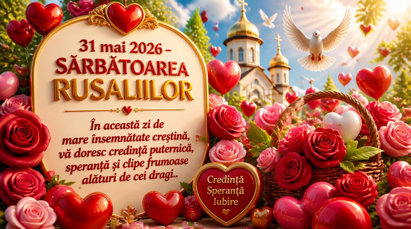31 Mai 2026 Rusaliile