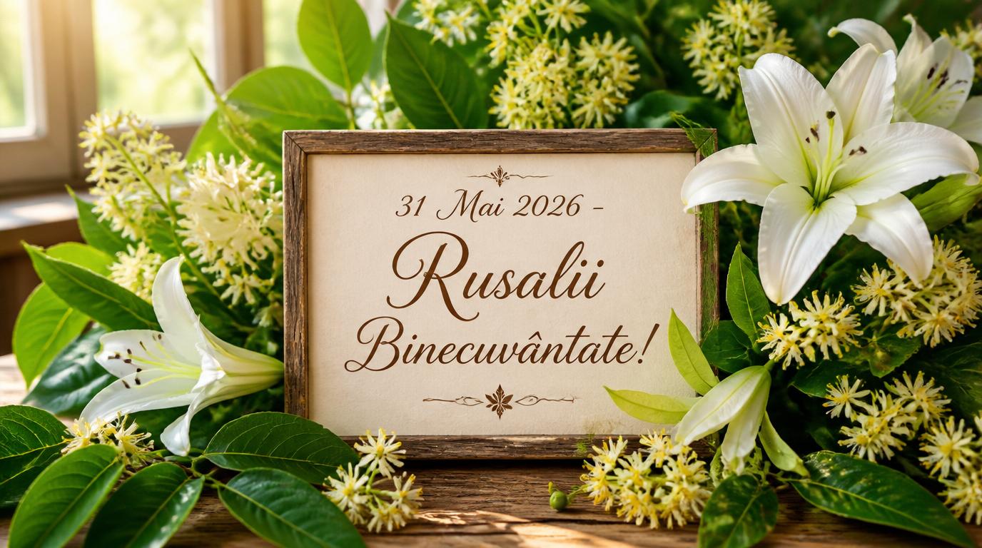 31 Mai 2026 Rusaliile