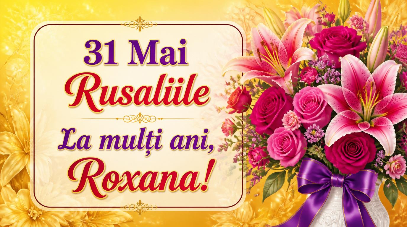 31 Mai 2026 Rusaliile
