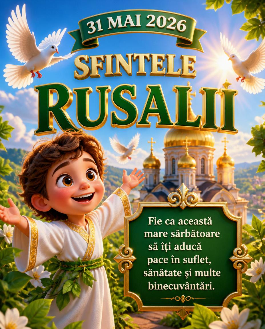 31 Mai 2026 Rusaliile