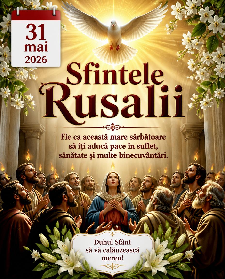 31 Mai 2026 Rusaliile