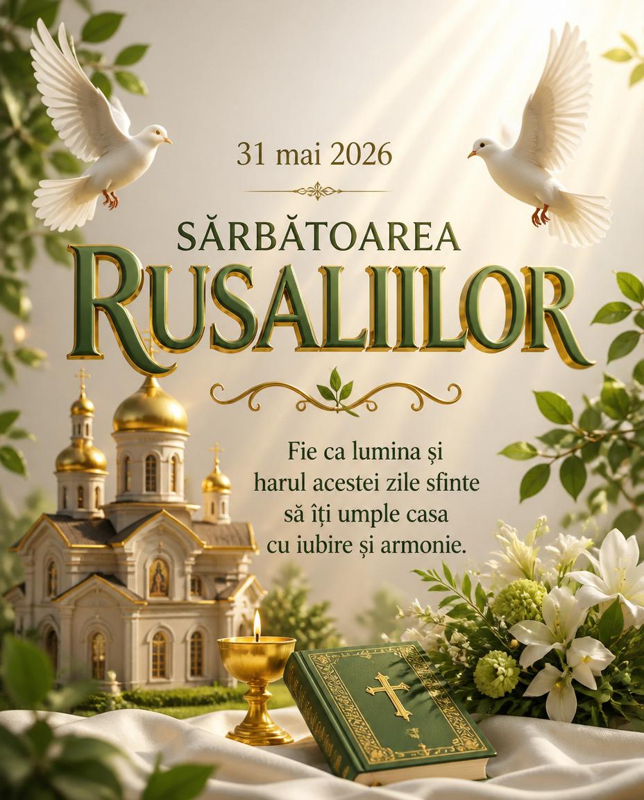 31 Mai 2026 Rusaliile