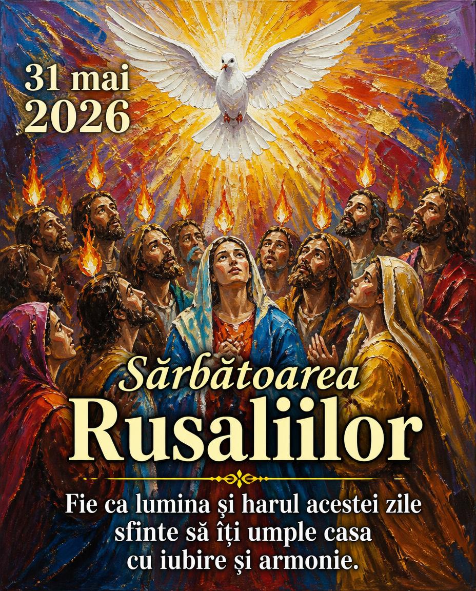 31 Mai 2026 Rusaliile