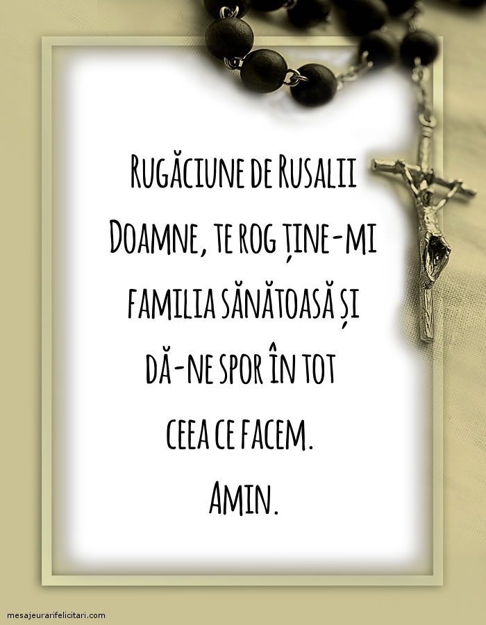 Rugăciune de Rusalii