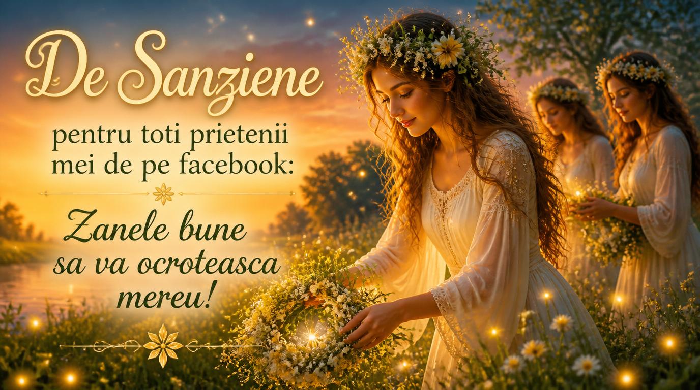 Sanziene De Sanziene pentru toti prietenii mei de pe facebook: Zanele bune sa va ocroteasca mereu!