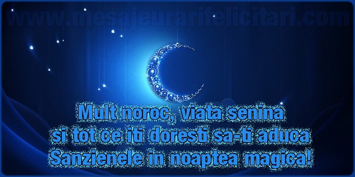 Felicitari de Sanziene - Mult noroc, viata senina si tot ce iti doresti sa-ti aduca Sanzienele in noaptea magica! - mesajeurarifelicitari.com