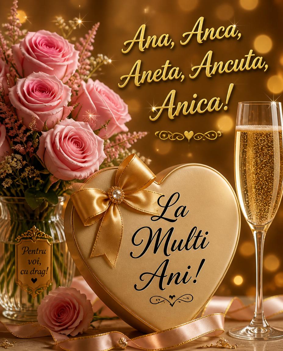 Ana, Anca, Aneta Ancuta, Anica!