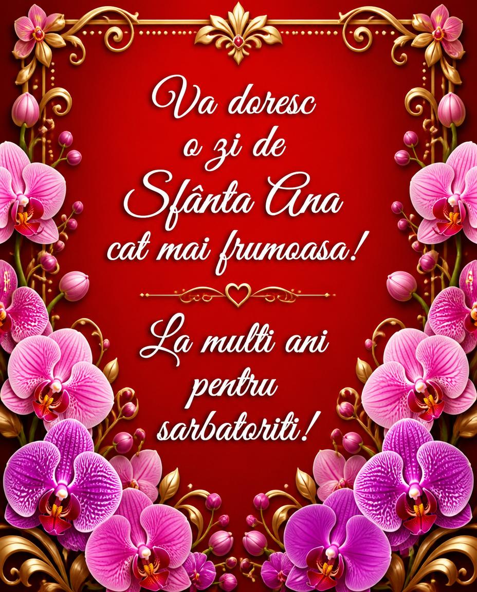 Felicitari de Sfanta Ana - Va doresc o zi de Sfânta An - mesajeurarifelicitari.com