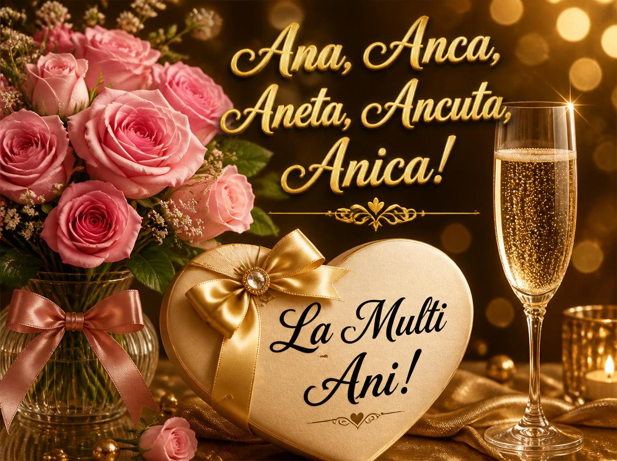 Ana, Anca, Aneta Ancuta, Anica!