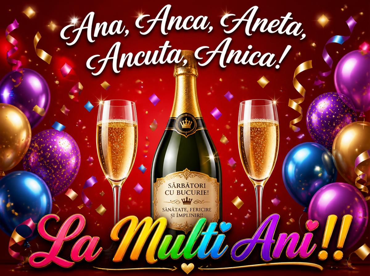 Ana, Anca, Aneta Ancuta, Anica!