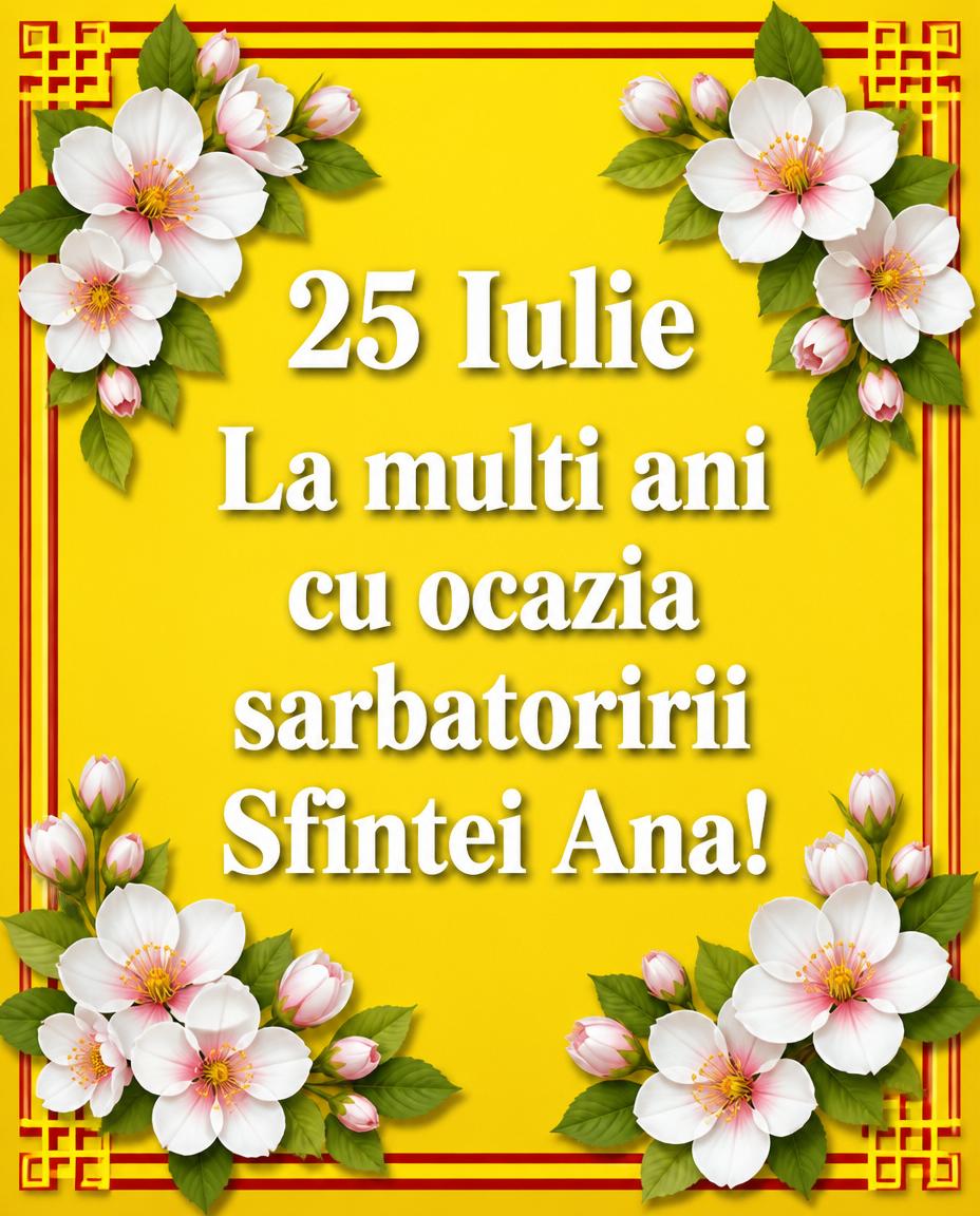 Felicitari de Sfanta Ana - 25 Iulie La multi ani - mesajeurarifelicitari.com