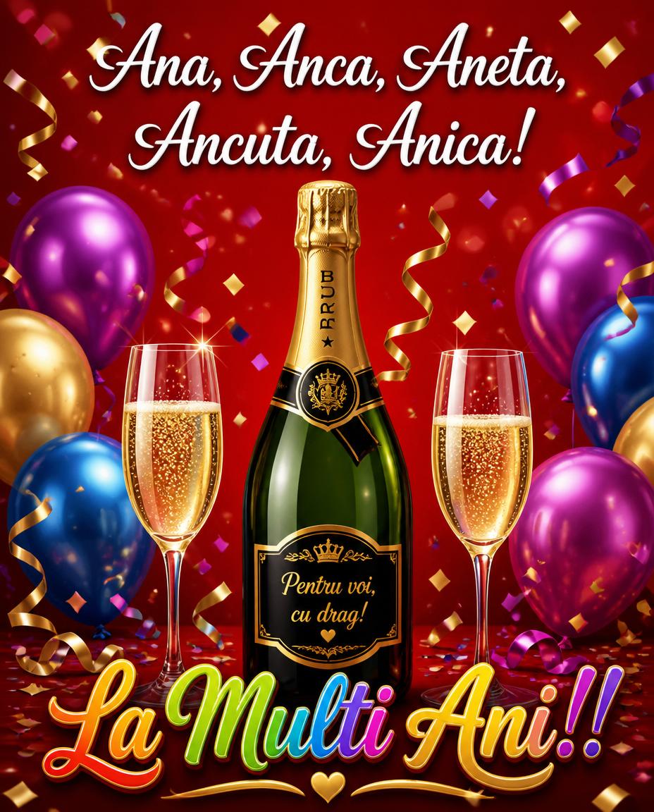 Ana, Anca, Aneta Ancuta, Anica!