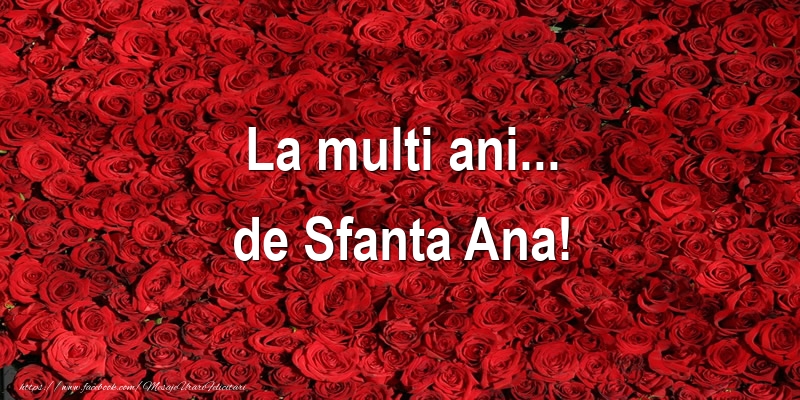 La multi ani... de Sfanta Ana!