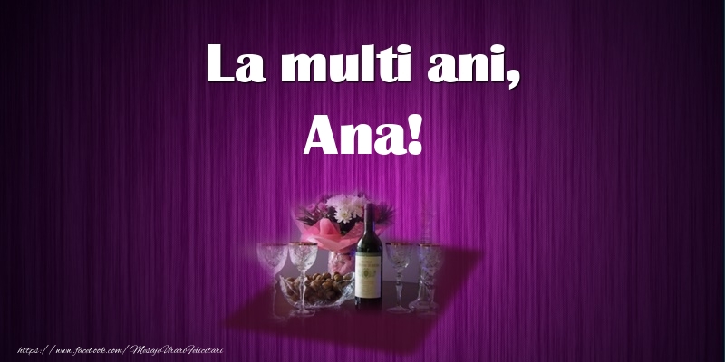 Felicitari de Sfanta Ana - La multi ani, Ana! - mesajeurarifelicitari.com