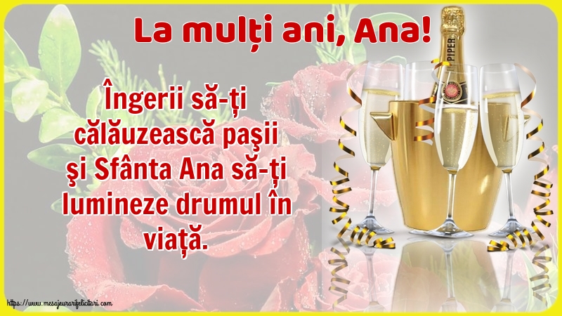 Felicitari de Sfanta Ana - 🍾🥂 La mulţi ani, Ana! - mesajeurarifelicitari.com
