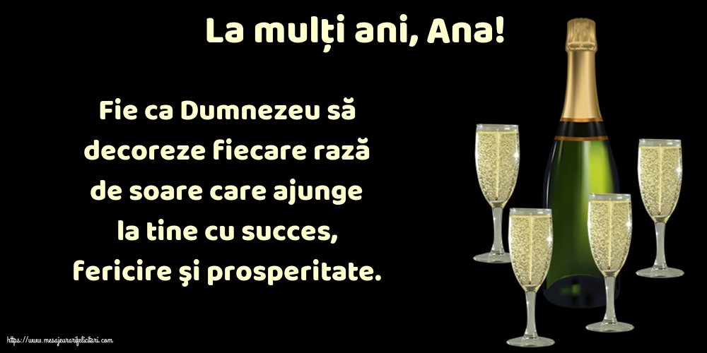 Felicitari de Sfanta Ana - La mulţi ani, Ana! - mesajeurarifelicitari.com