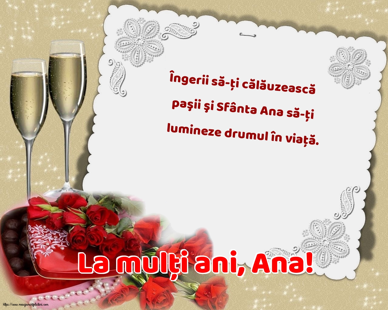 Felicitari de Sfanta Ana - La mulţi ani, Ana! - mesajeurarifelicitari.com