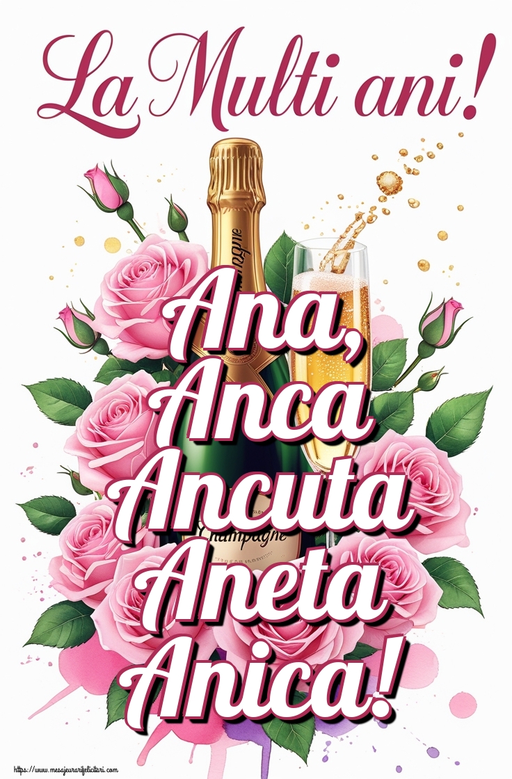 Ana, Anca Ancuta Aneta Anica!