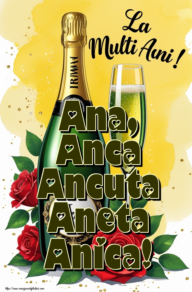Ana, Anca Ancuta Aneta Anica!
