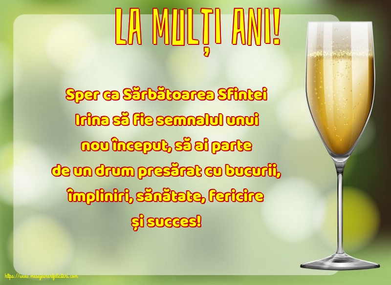 La mulți ani!
