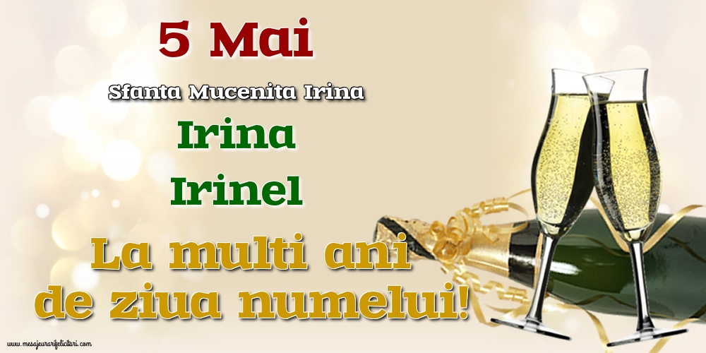 5 Mai - Sfanta Mucenita Irina