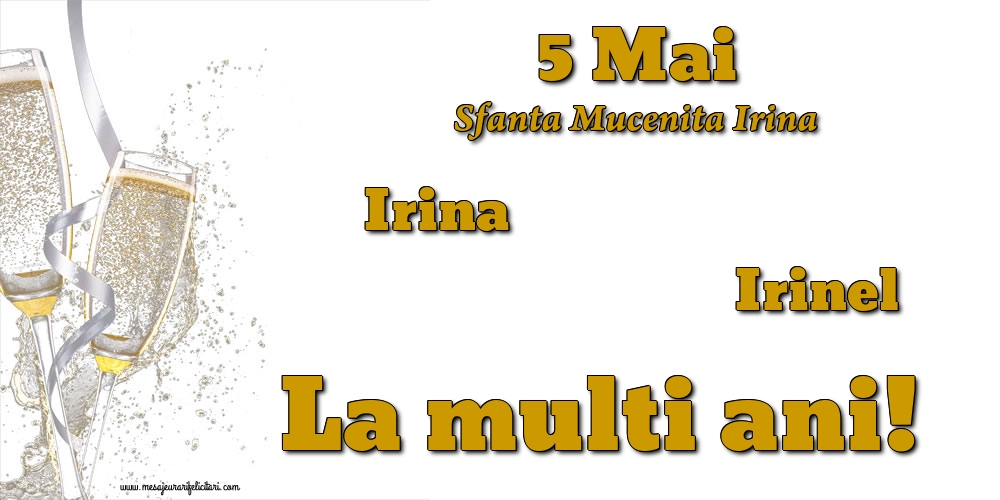 Sfanta Irina 5 Mai - Sfanta Mucenita Irina