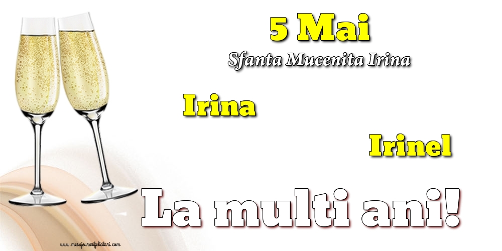 Sfanta Irina 5 Mai - Sfanta Mucenita Irina