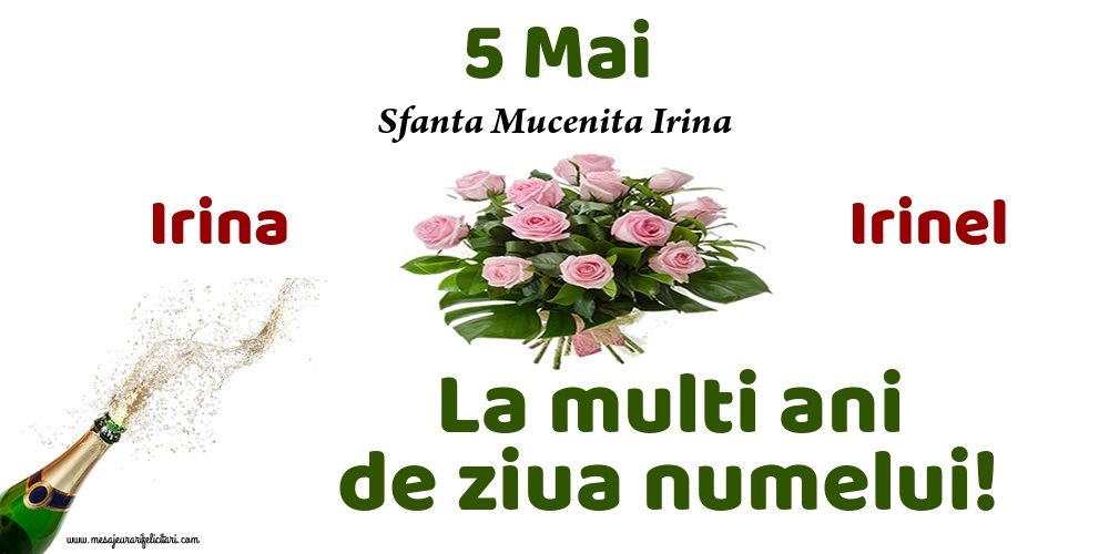 Sfanta Irina 5 Mai - Sfanta Mucenita Irina