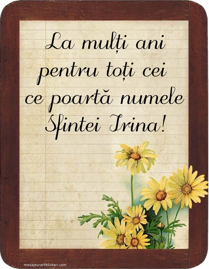 La mulți ani pentru toți