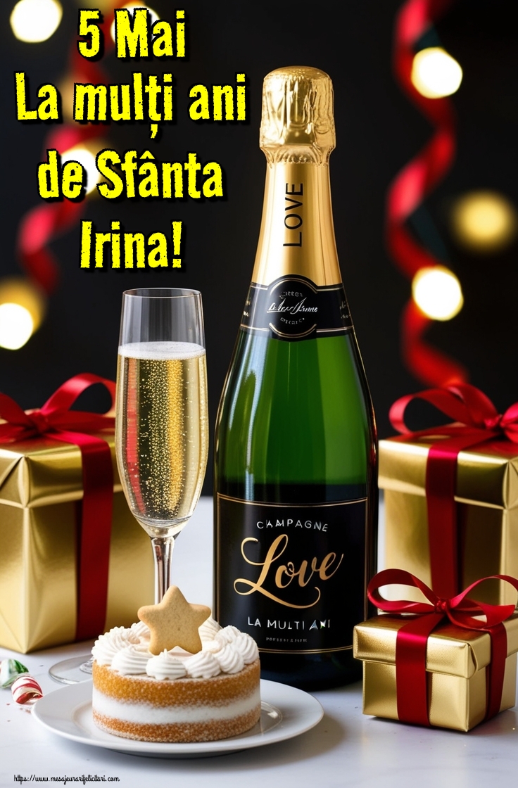 5 Mai La mulți ani de Sfânta Irina!