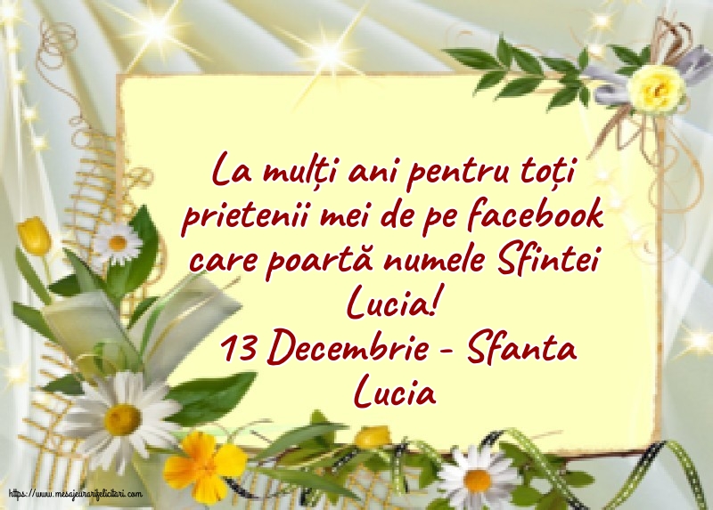 Sfanta Lucia 13 Decembrie - 13 Decembrie - Sfanta Lucia