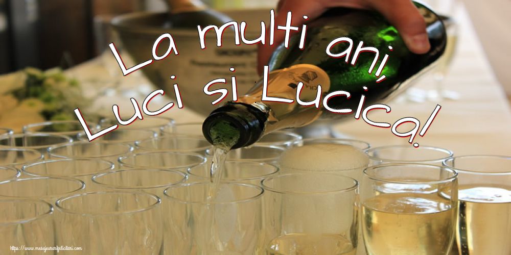 Sfanta Lucia La multi ani, Luci si Lucica!