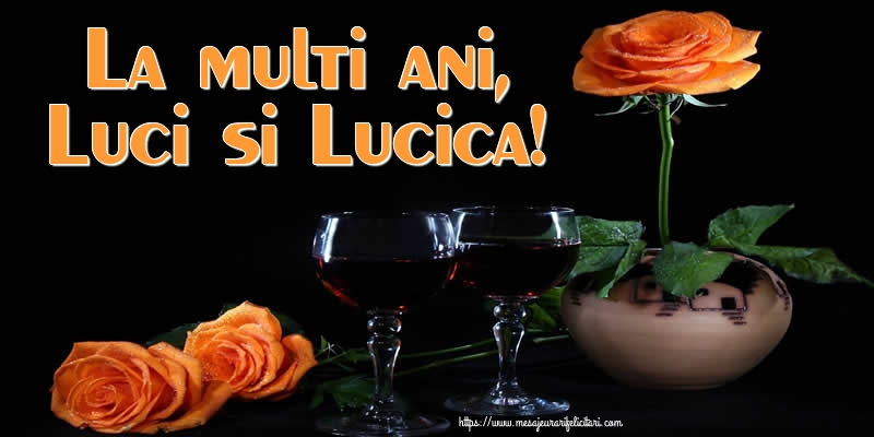 Felicitari de Sfanta Lucia - La multi ani, Luci si Lucica! - mesajeurarifelicitari.com