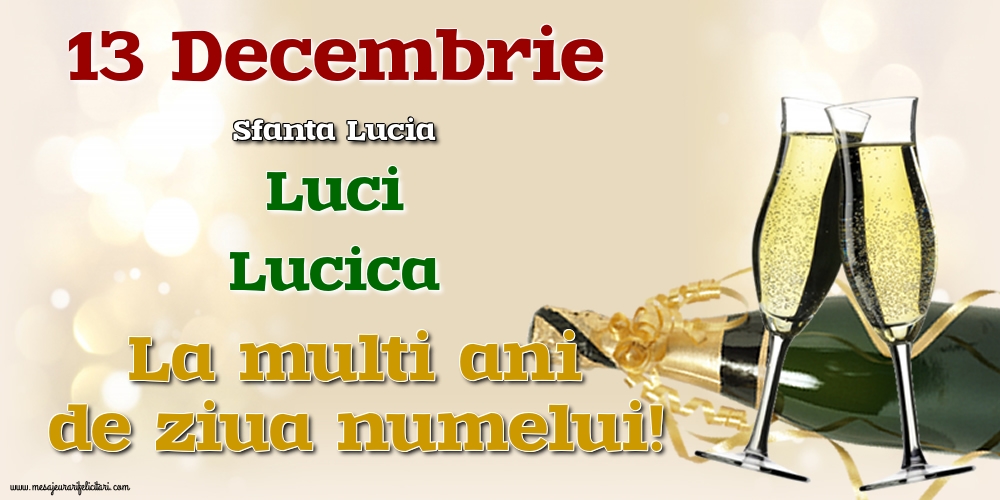 Sfanta Lucia 13 Decembrie - Sfanta Lucia