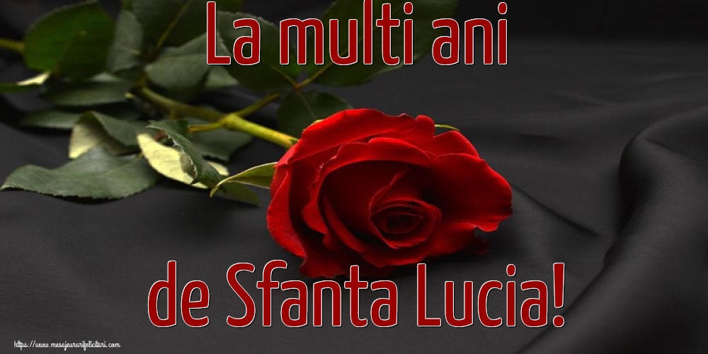 La multi ani de Sfanta Lucia!