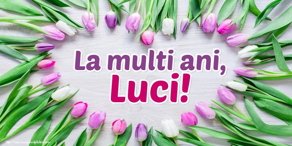 Sfanta Lucia La multi ani, Luci!