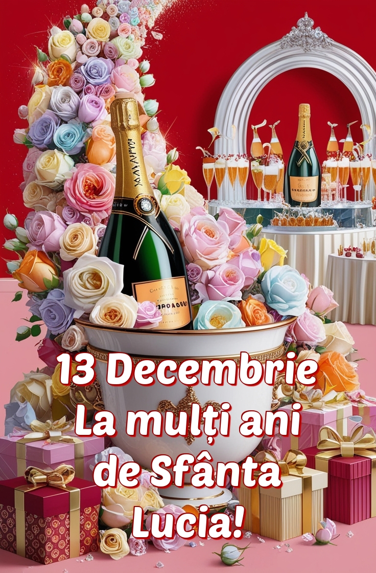 13 Decembrie La mulți ani de Sfânta Lucia!